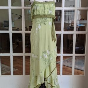 Studio Y size 15 green maxi dress